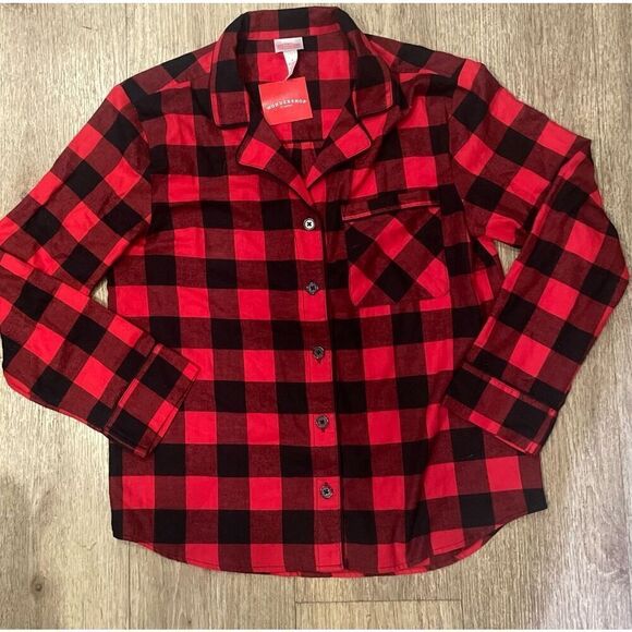 Wondershop at Target Sleep Red Black Flannel Top Small New - Picture 1 of 6